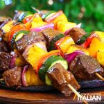 grilled hawaiian beef kabobs