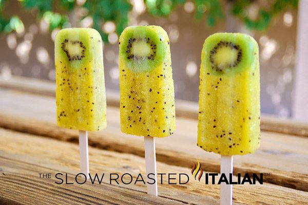 kiwi pineapple healthy popsicles