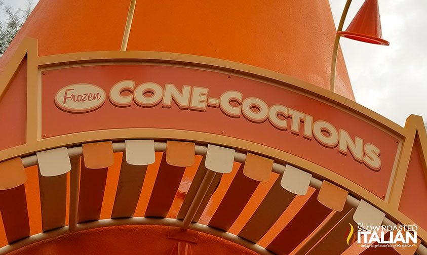 Frozen Cone-Concoctions sign