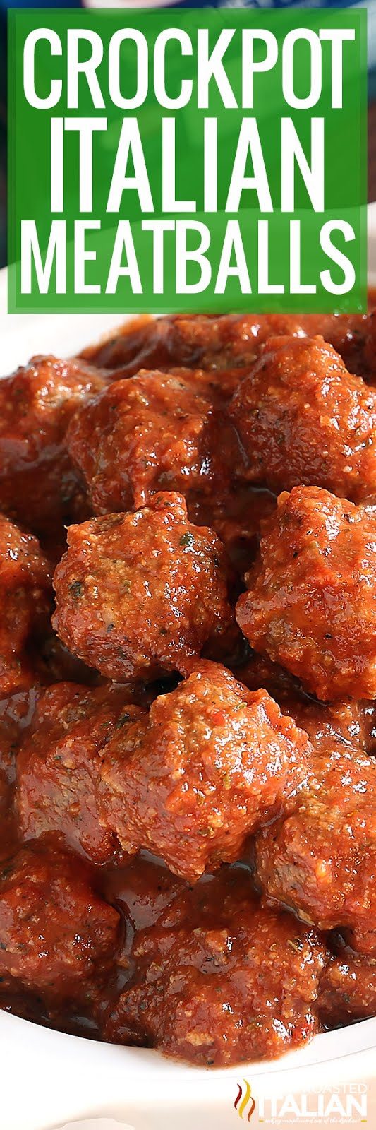 crockpot italian meatballs -pin
