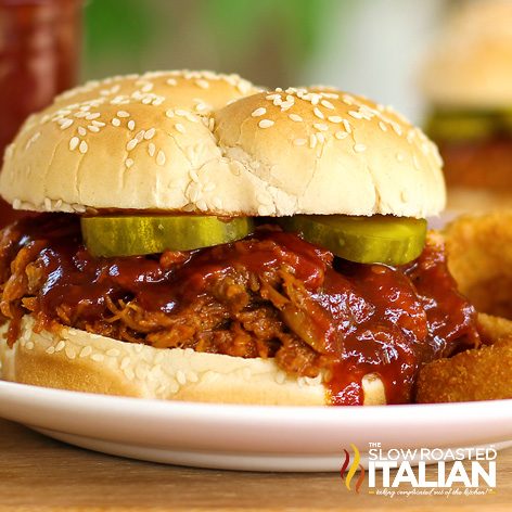 jack daniels pulled pork sandwich