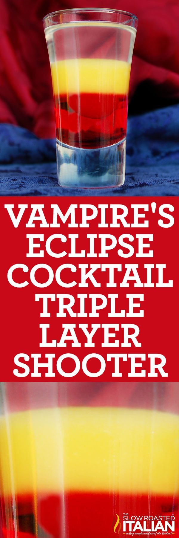 vampires eclipse triple-layer cocktail shooter pin
