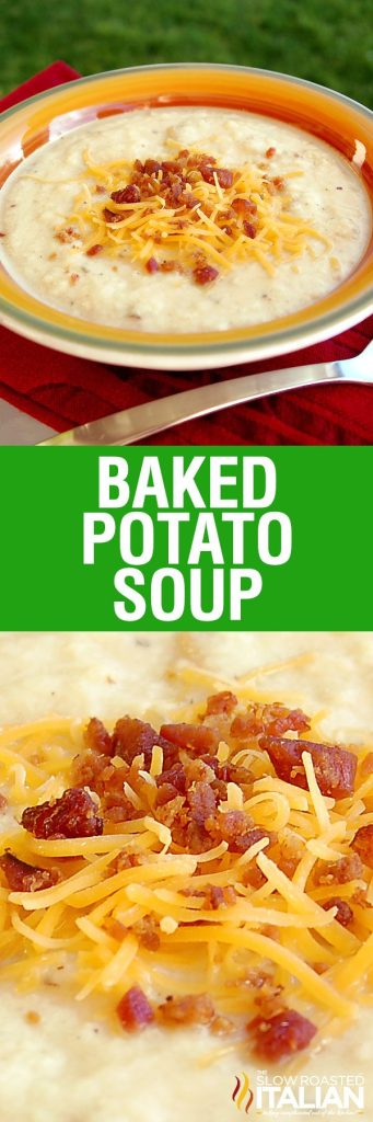 Baked Potato Soup - The Slow Roasted Italian