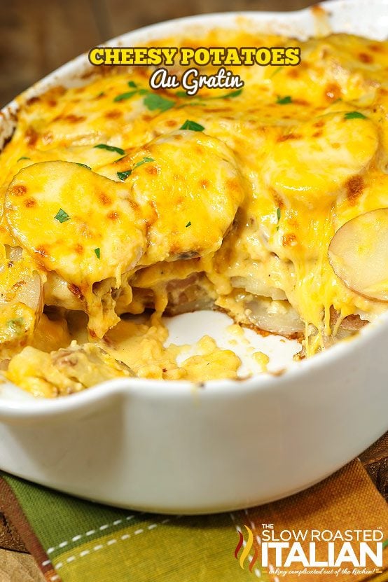 cheesy potatoes au gratin