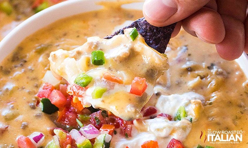 nacho dip on a chip