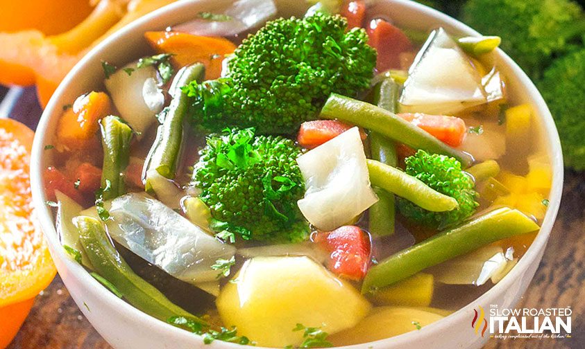 bowl of weight loss soup