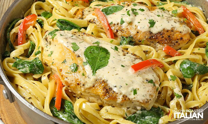 tuscan garlic chicken closeup