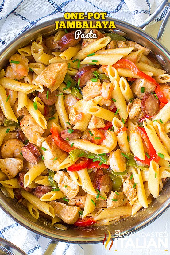 one pot jambalaya pasta