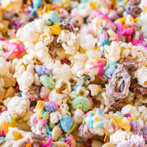 Bunny Bait Funfetti Popcorn Close up