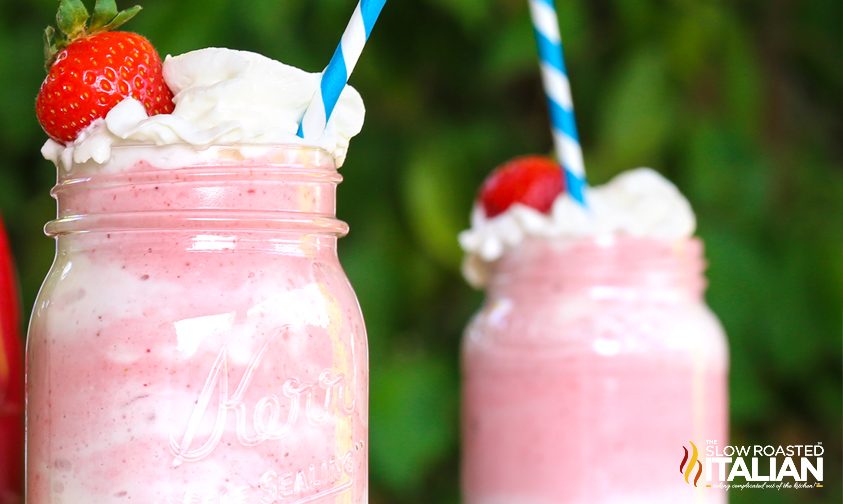 Dreamy Strawberries and Cream Shake