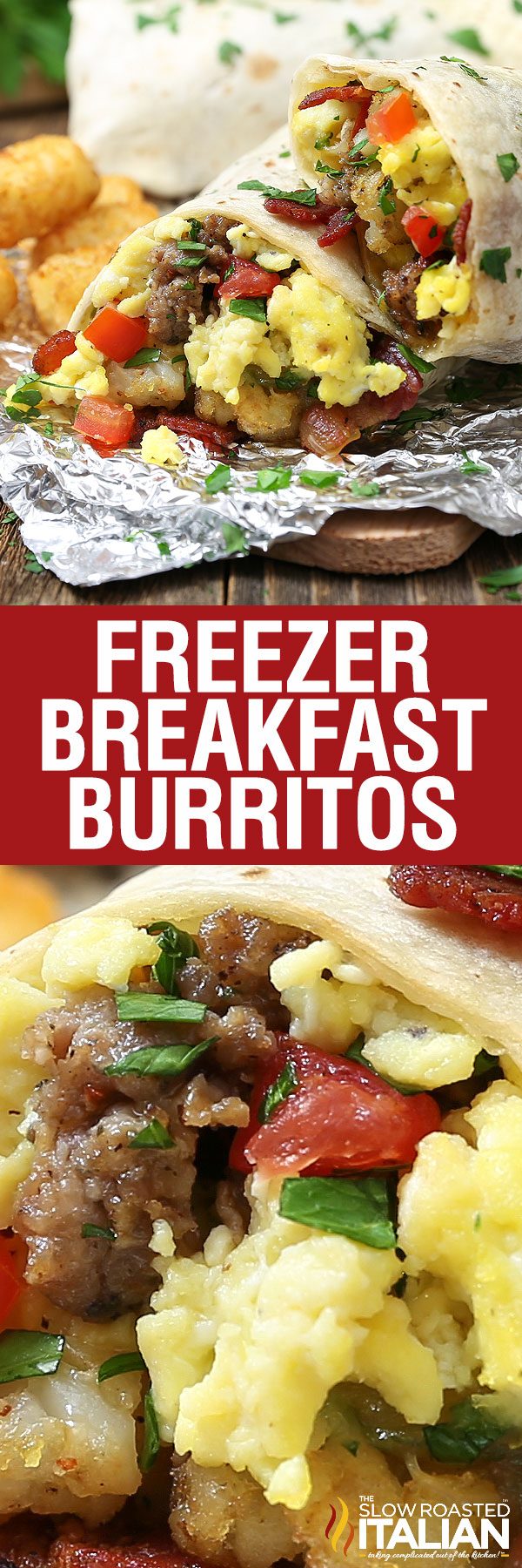 freezer breakfast burritos -pin