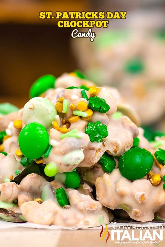 St Patrick's Day Crockpot Candy