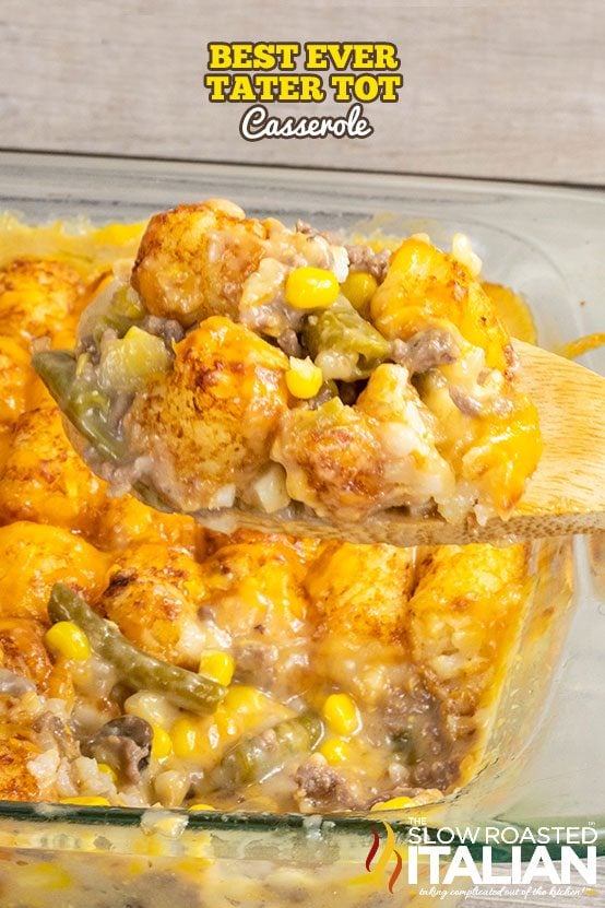 Best Cheesy Tater Tot Casserole Recipe + VIDEO