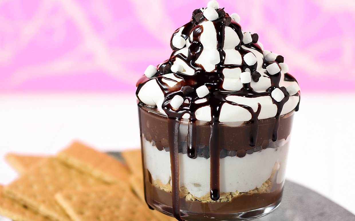 Chocolate Covered Marshmallow Trifle