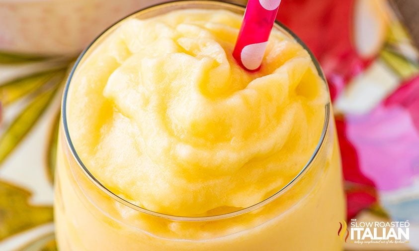 dole whip in a glass