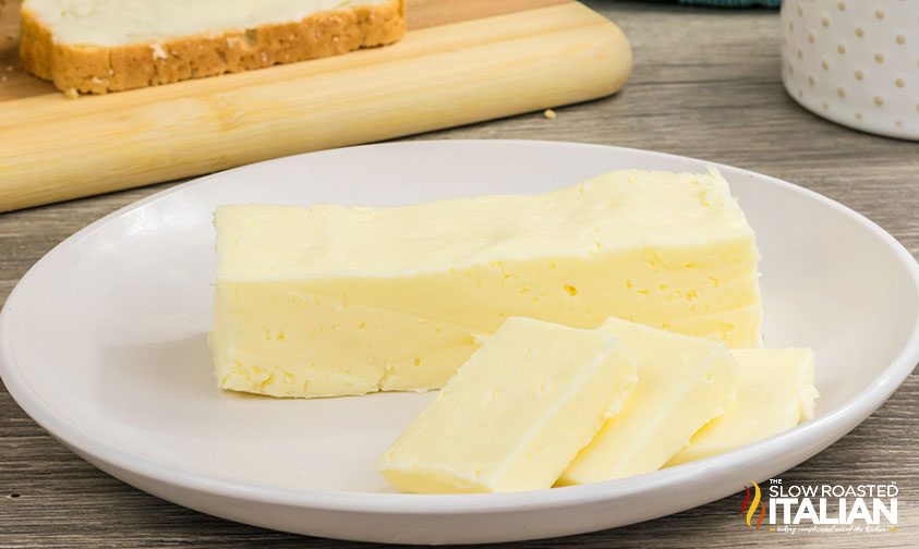 Plate of butter