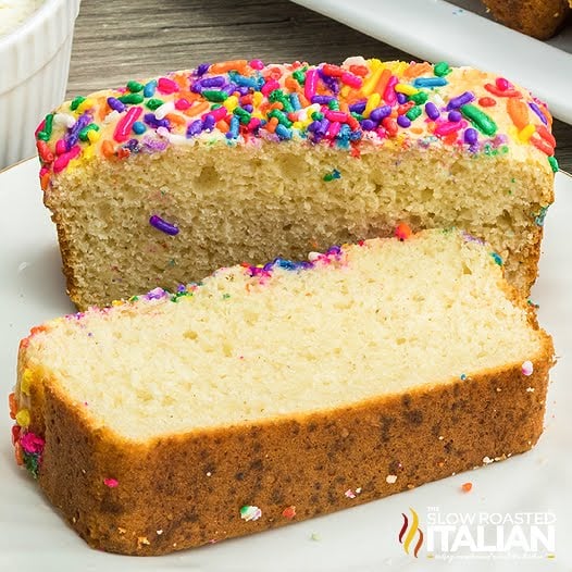 slice of ice cream bread