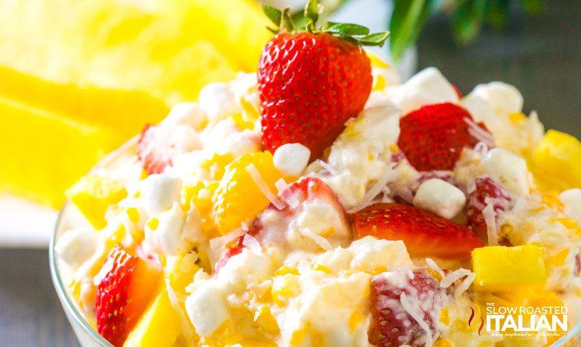 Strawberry Pineapple Ambrosia Salad