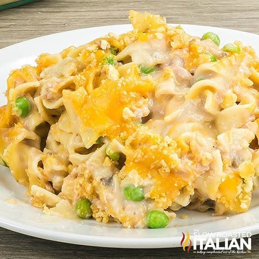 cheesy tuna noodle casserole