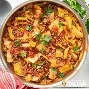 Bowl of Unstuffed Cabbage Rolls