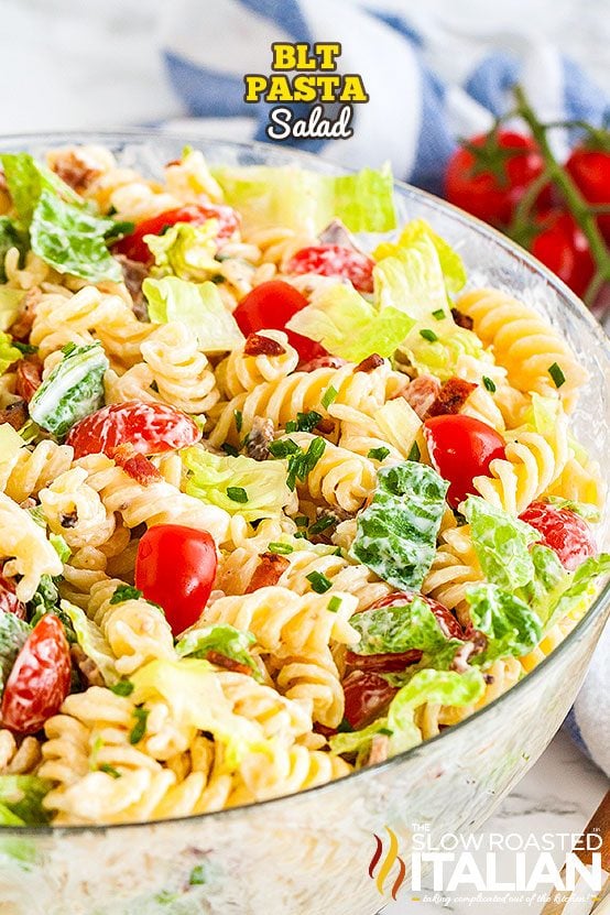 titled image (and shown): BLT Pasta Salad