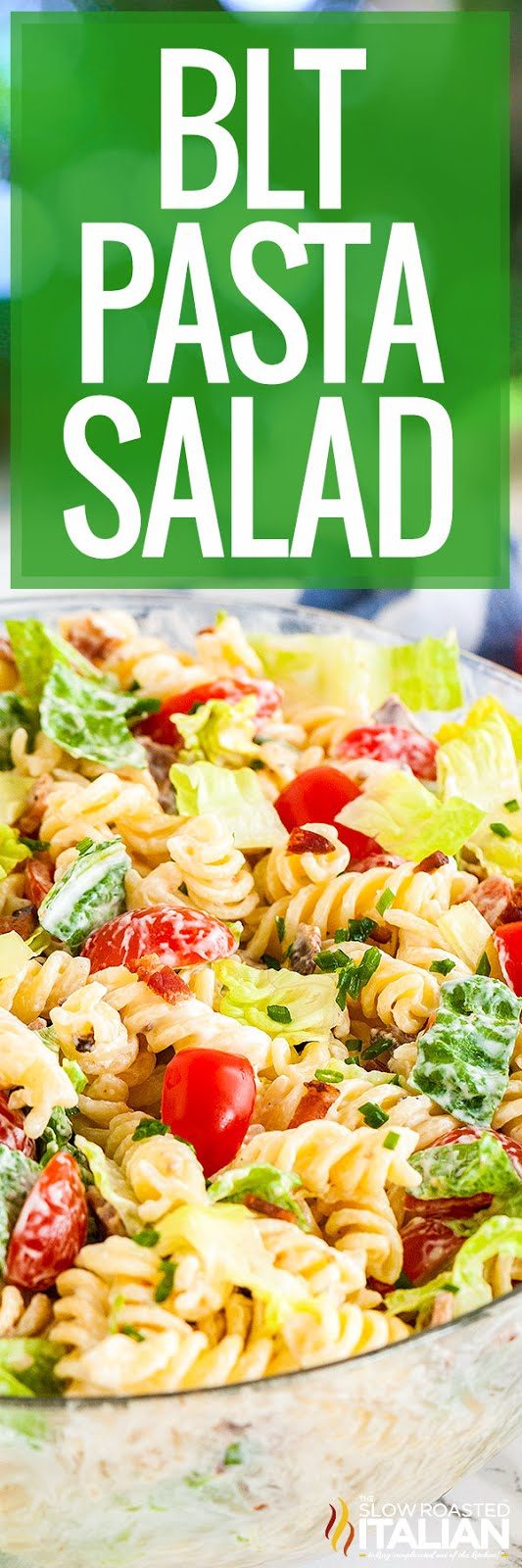 titled image for blt pasta salad