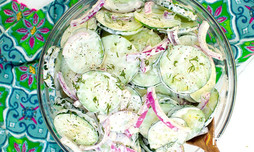 Creamy Cucumber Salad