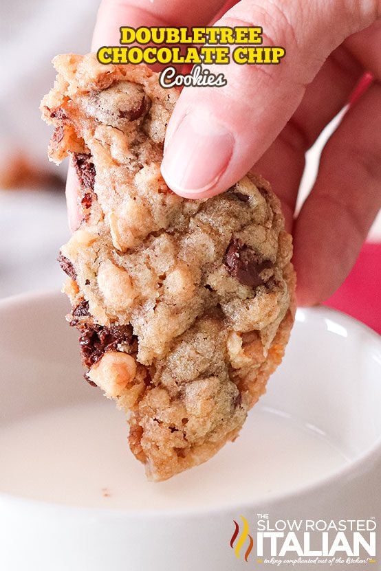 titled (and shown) Doubletree chocolate chip cookies