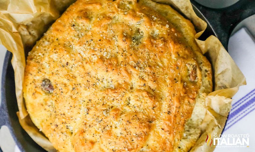 Easy No Knead Skillet Bread