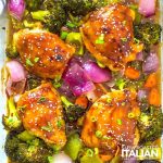 One Pan Baked Chicken Teriyaki