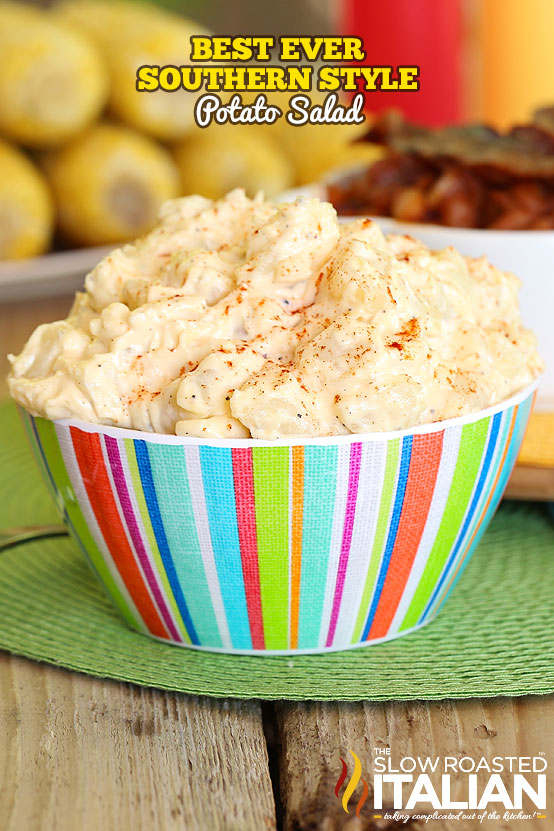 bowl of southern potato salad