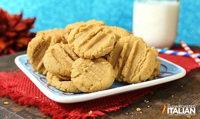 3 Ingredient Peanut Butter Cookies