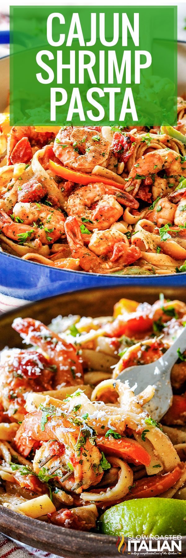 titled image for cajun shrimp pasta