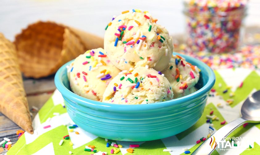 Cake Batter Ice Cream (Cold Stone Copycat)