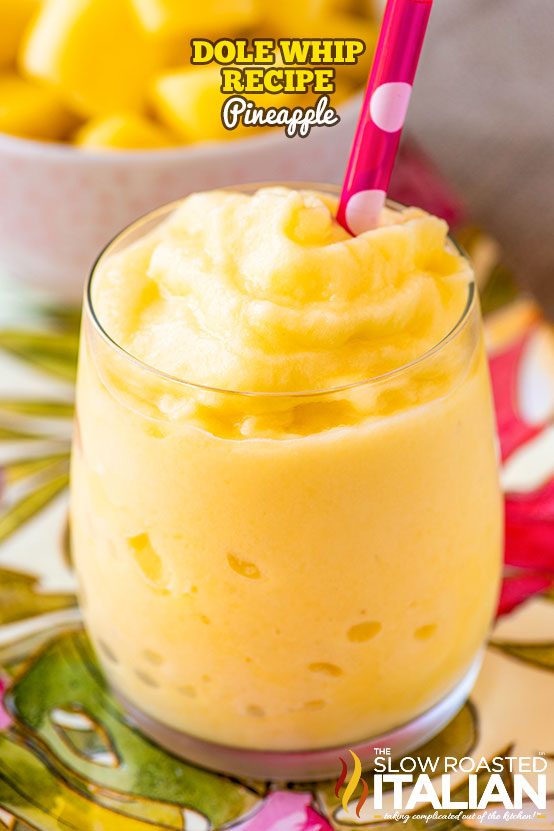 Disney Dole Whip in a glass