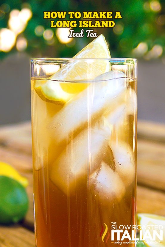 long island iced tea in a glass