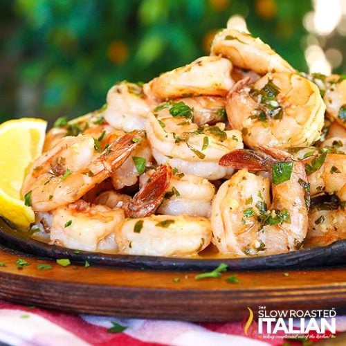 Lemon Garlic Shrimp + Video The Slow Roasted Italian