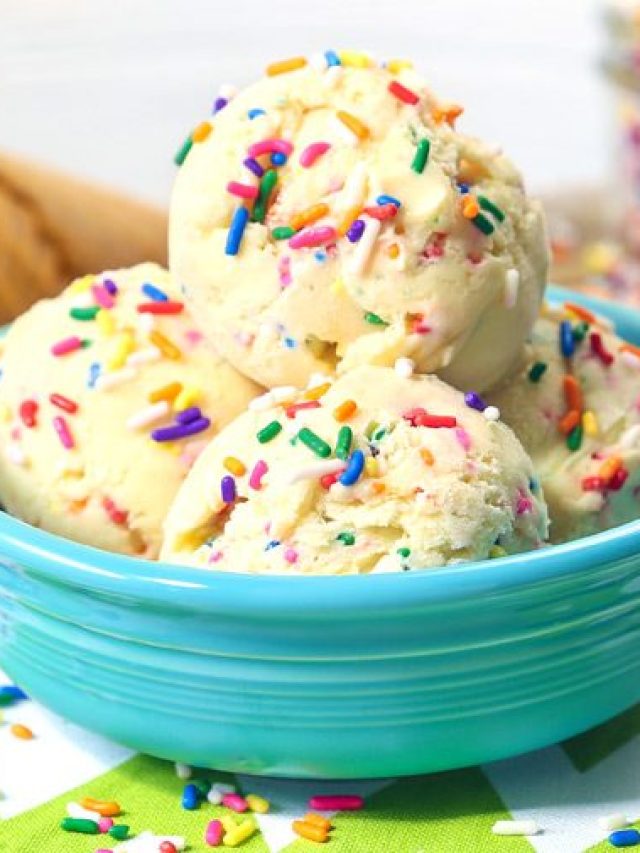 Cake Batter Ice Cream