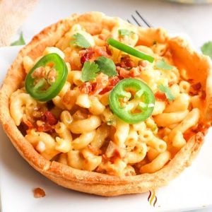 Loaded Mac and Cheese In Bowl