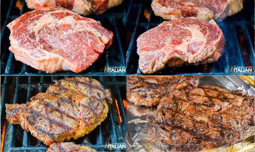 steak cooking times and cross hatch marks