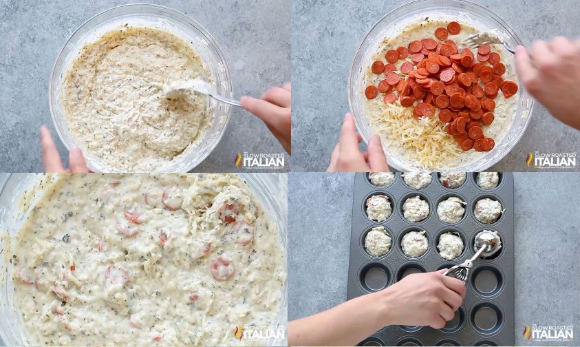pizza bites recipe step-by-step