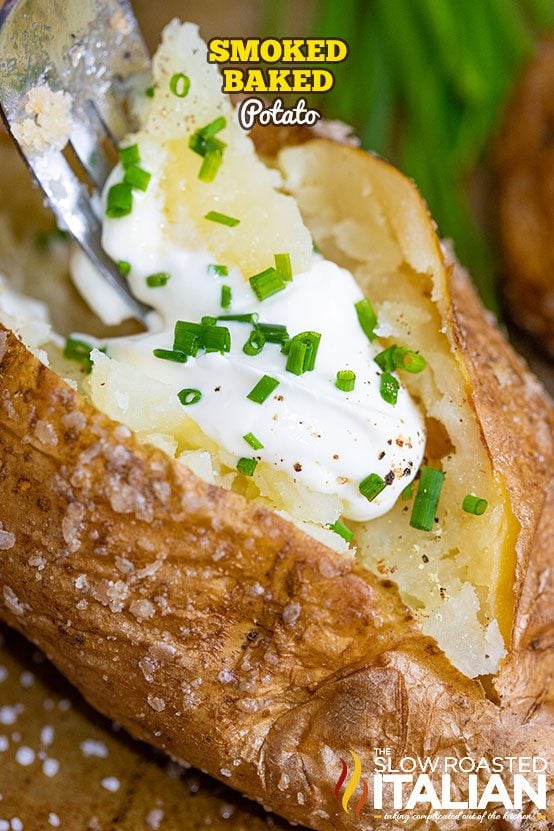 Smoked Baked Potatoes + Video