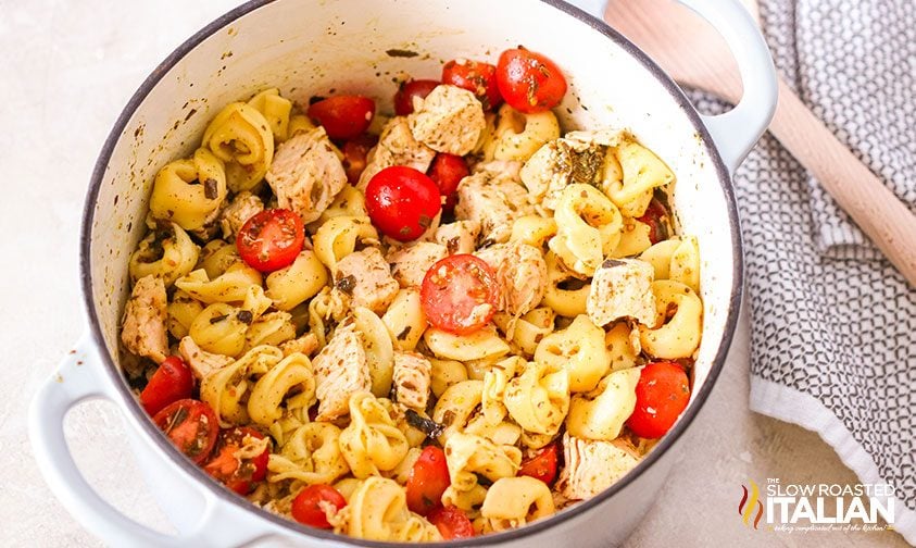 Tortellini Recipe in the Dutch oven