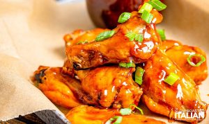 Honey BBQ Wings (Air Fryer or Oven) + Video - The Slow Roasted Italian