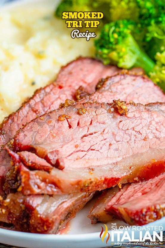 titled image of smoked tri tip