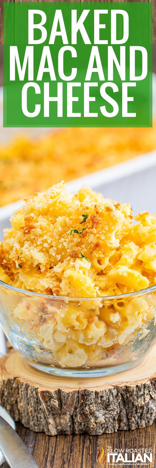 titled image (and shown): baked mac and cheese