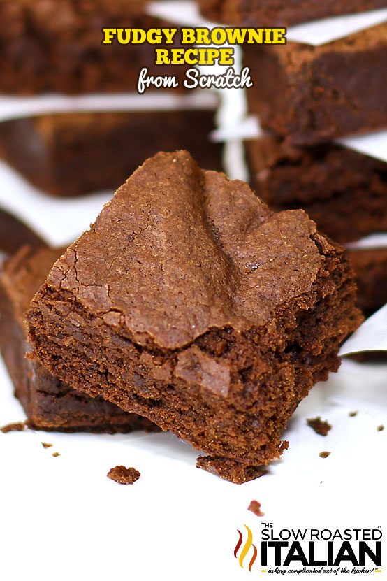 fudgy brownie recipe from scratch