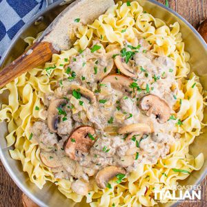 ground beef stroganoff