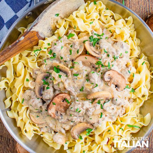 Ground Beef Stroganoff (Stovetop) + Video TSRI