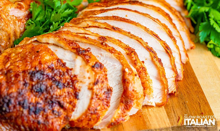 sliced smoked turkey